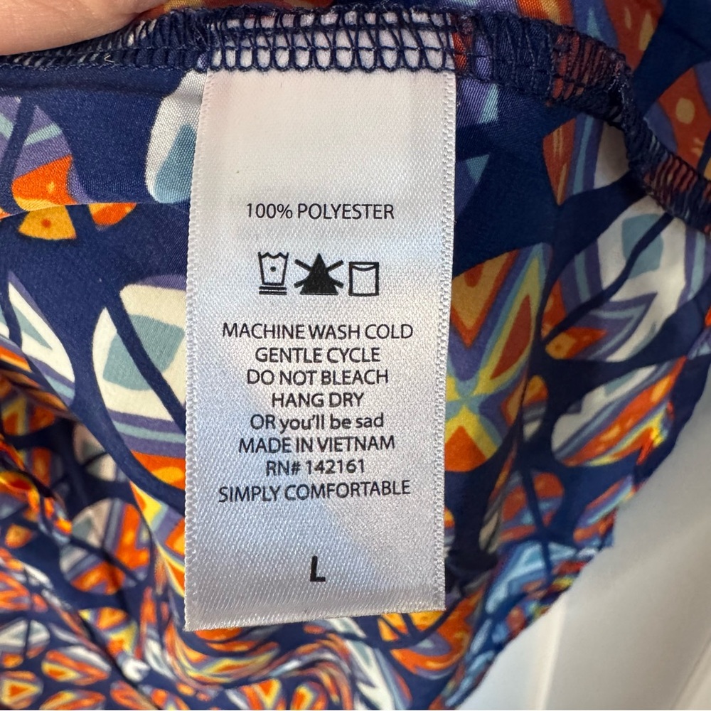 NWT Lularoe Lindsay Geometric Boho Print Kimono Size Large - Picture 5 of 9